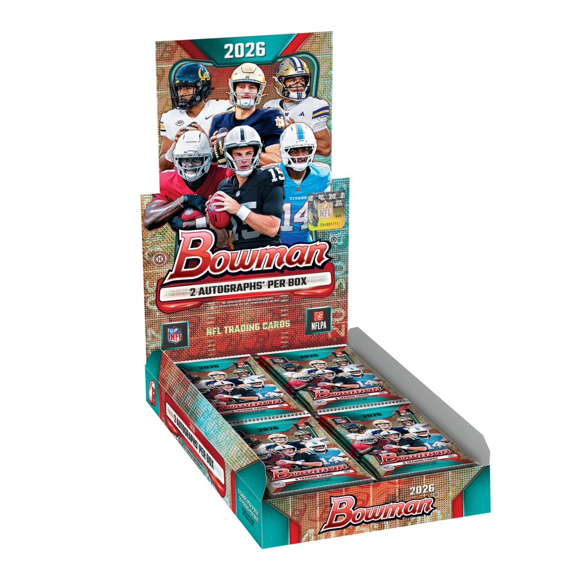 2 Box 2026 Bowman Football FDI Hobby - Random Player(s) 100 Player Spots! 💥List Below💥🔹#00255🔹