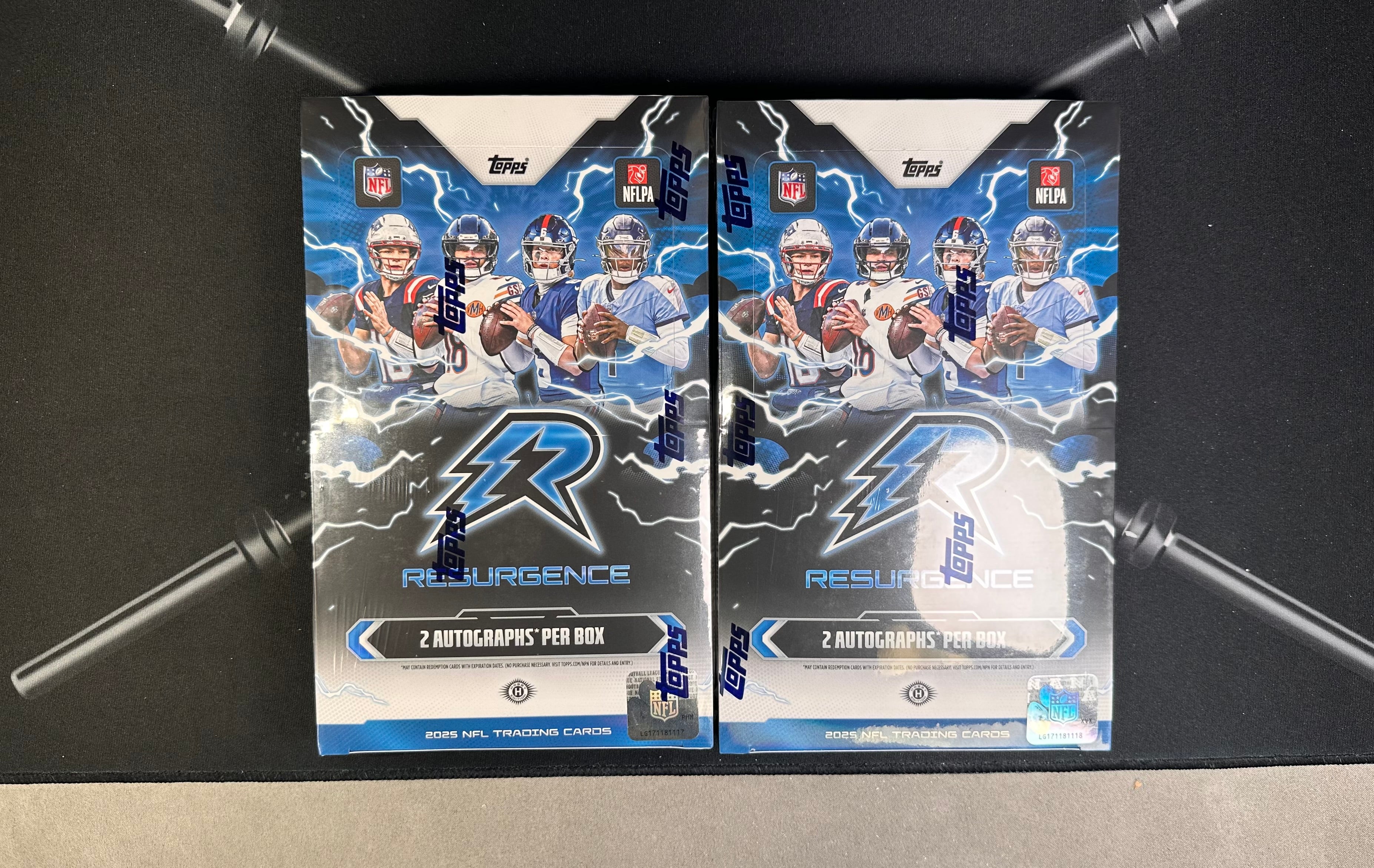2 Box 2025 Resurgence Football Hobby - Random Divisions #1 🔹#00196🔹