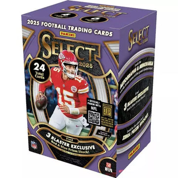 20 Box Full Case - 2025 Select Football Blaster Box - Random Teams 🔹#00028🔹
