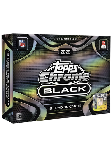 2 Box 2025 Topps Chrome Black Football - Random Teams - 🔹#00262🔹