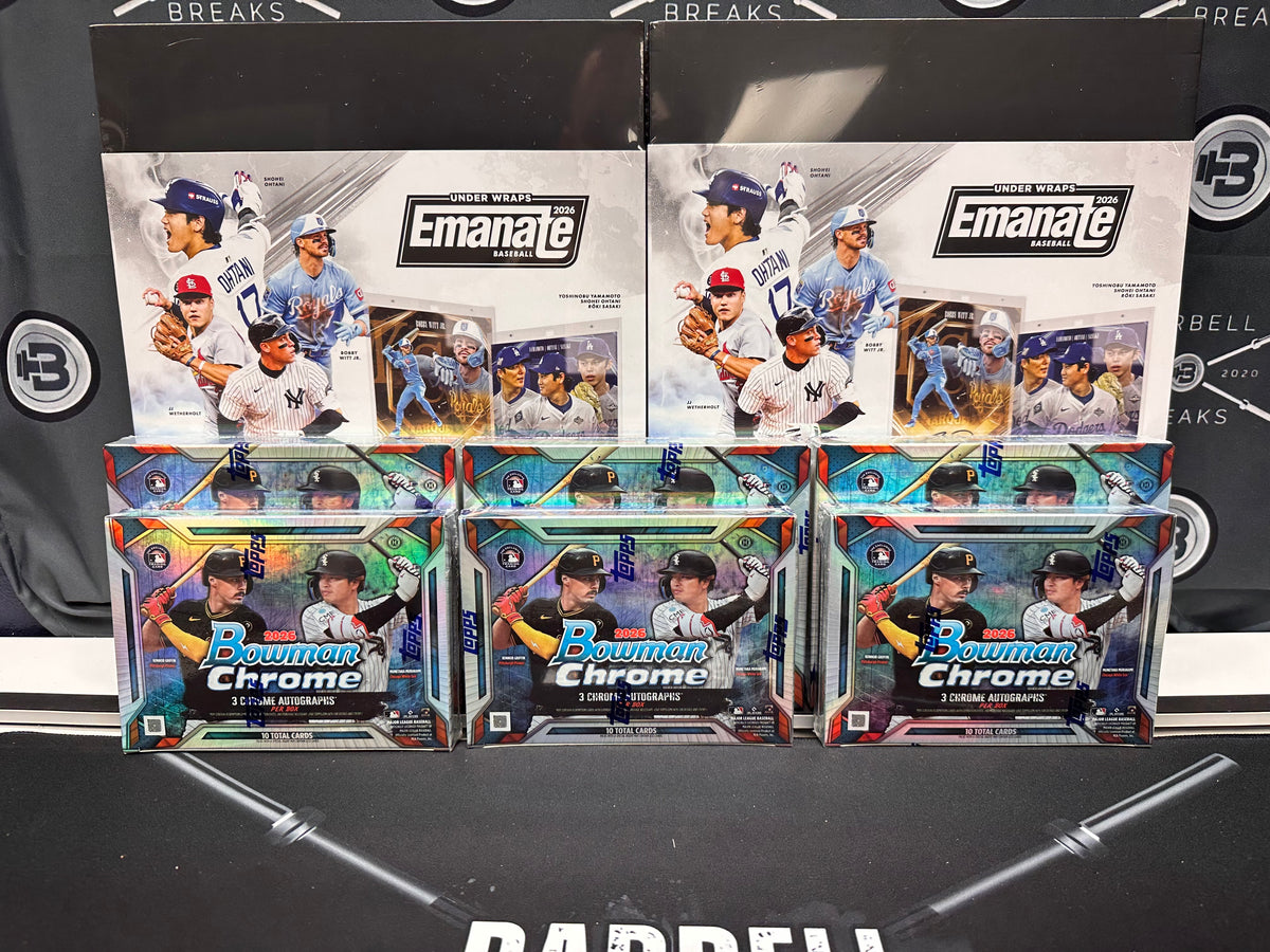 8 Box 2026 Bowman Chrome Baseball + Emanate Mixer - Pick Your Team - 🔹#00215🔹