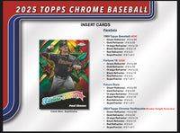 💥Pick Your Pack - Rip N’ Ship💥 2025 Topps Chrome Baseball Jumbo