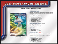 💥Pick Your Pack - Rip N’ Ship💥 2025 Topps Chrome Baseball Jumbo