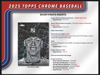💥Pick Your Pack - Rip N’ Ship💥 2025 Topps Chrome Baseball Jumbo