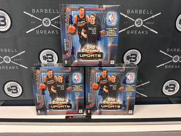 3 Box 2025/26 Topps Chrome Update Basketball Mega Box - Random Teams #1 🔹#00138🔹