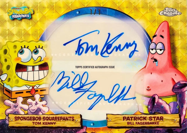 10 Box 2025 Topps Chrome SpongeBob Value Box - Random Serial #2