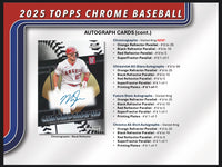 💥Pick Your Pack - Rip N’ Ship💥 2025 Topps Chrome Baseball Jumbo