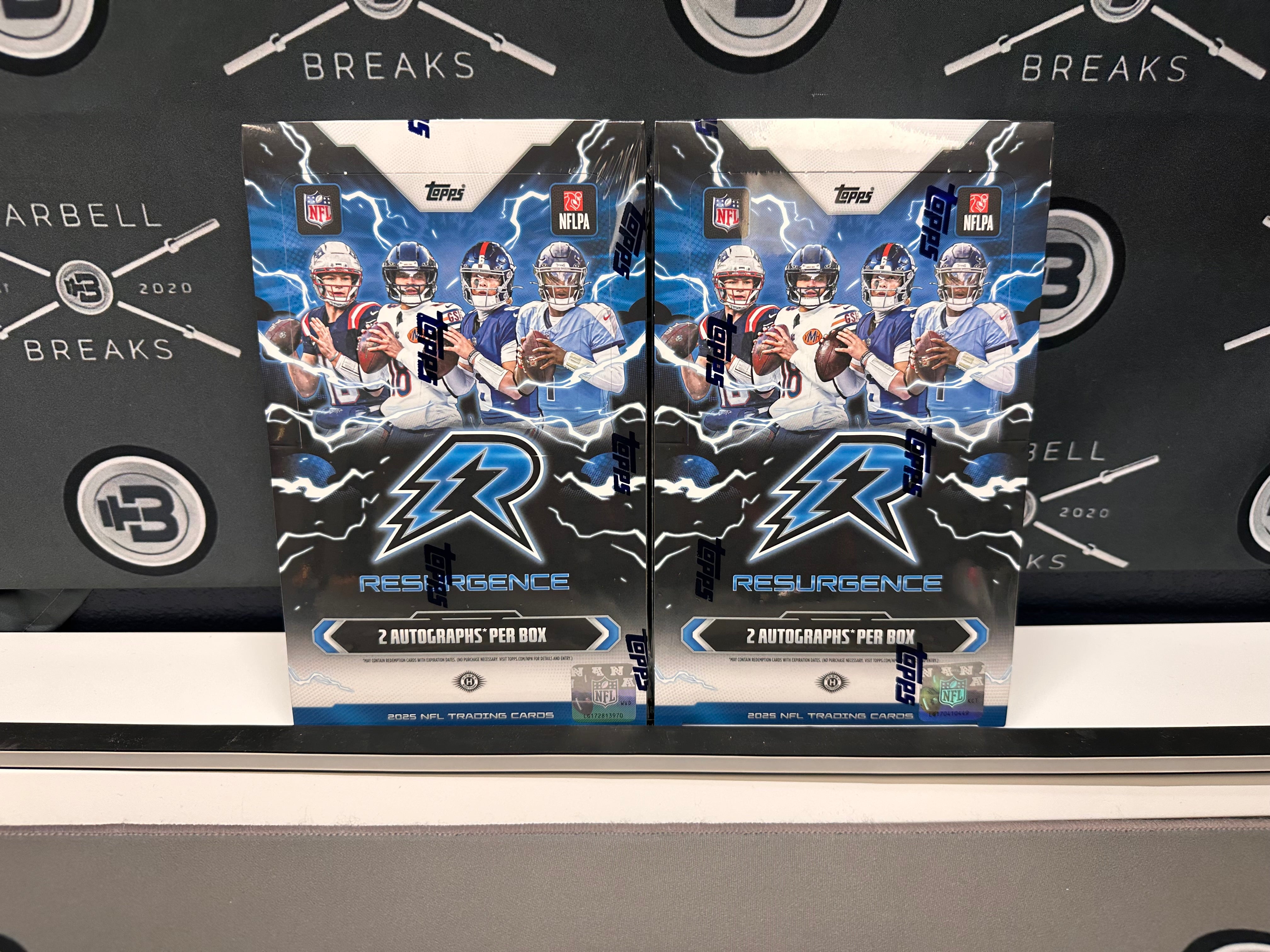 2 Box 2025 Resurgence Football Hobby - Random Teams #1 🔹#00127🔹