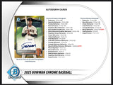 💥Last Case!💥 6 Box 2025 Bowman Chrome Baseball Breaker Delight - Pick Your Team #4