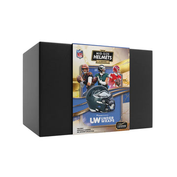 3 Box 2026 Under Wraps Autographed Mid Size Football Helmets - Random Team #1 - 🔹#00250🔹