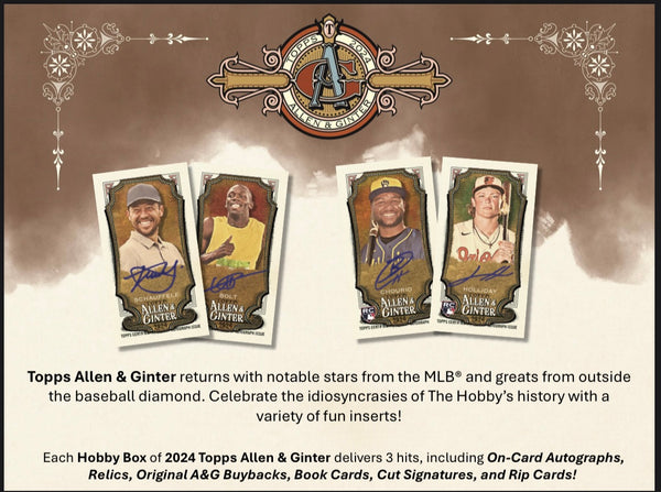 💥Personal Box - Rip N’ Ship💥 2024 Topps Allen & Ginter Hobby Box