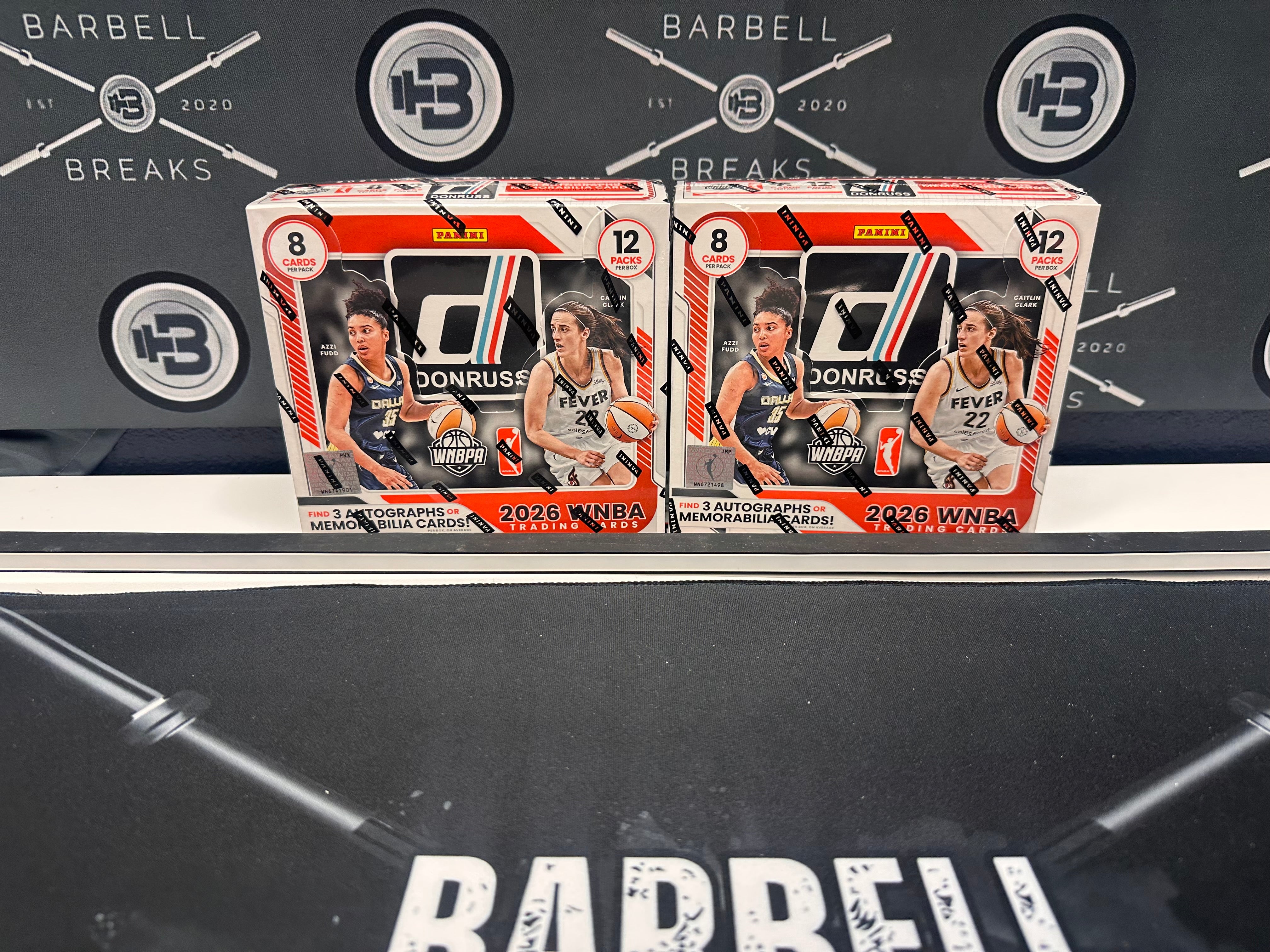 2 Box 2026 Donruss WNBA Hobby - Random Serial #1 🔹#00197🔹