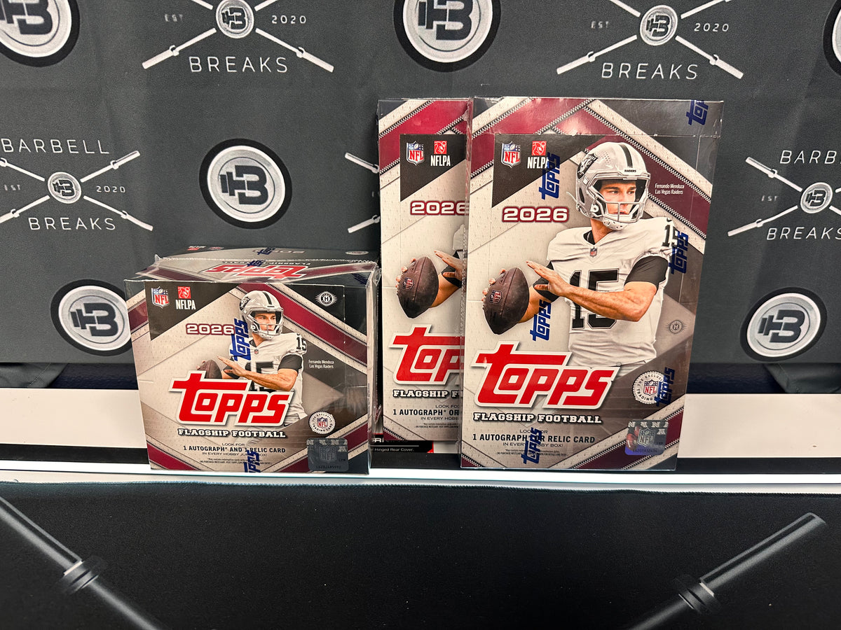 3 Box 2026 Topps Flagship Football Mixer - Random Teams #7 🔹#00213🔹