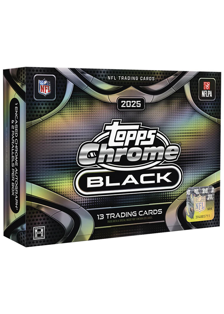 6 Box 2025 Topps Chrome Black Football - Pick Your Team #2 🔹#00049🔹