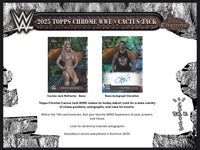 💥Pick Your Pack - Rip N’ Ship💥 2025 Topps Chrome WWE x Cactus Jack Hobby