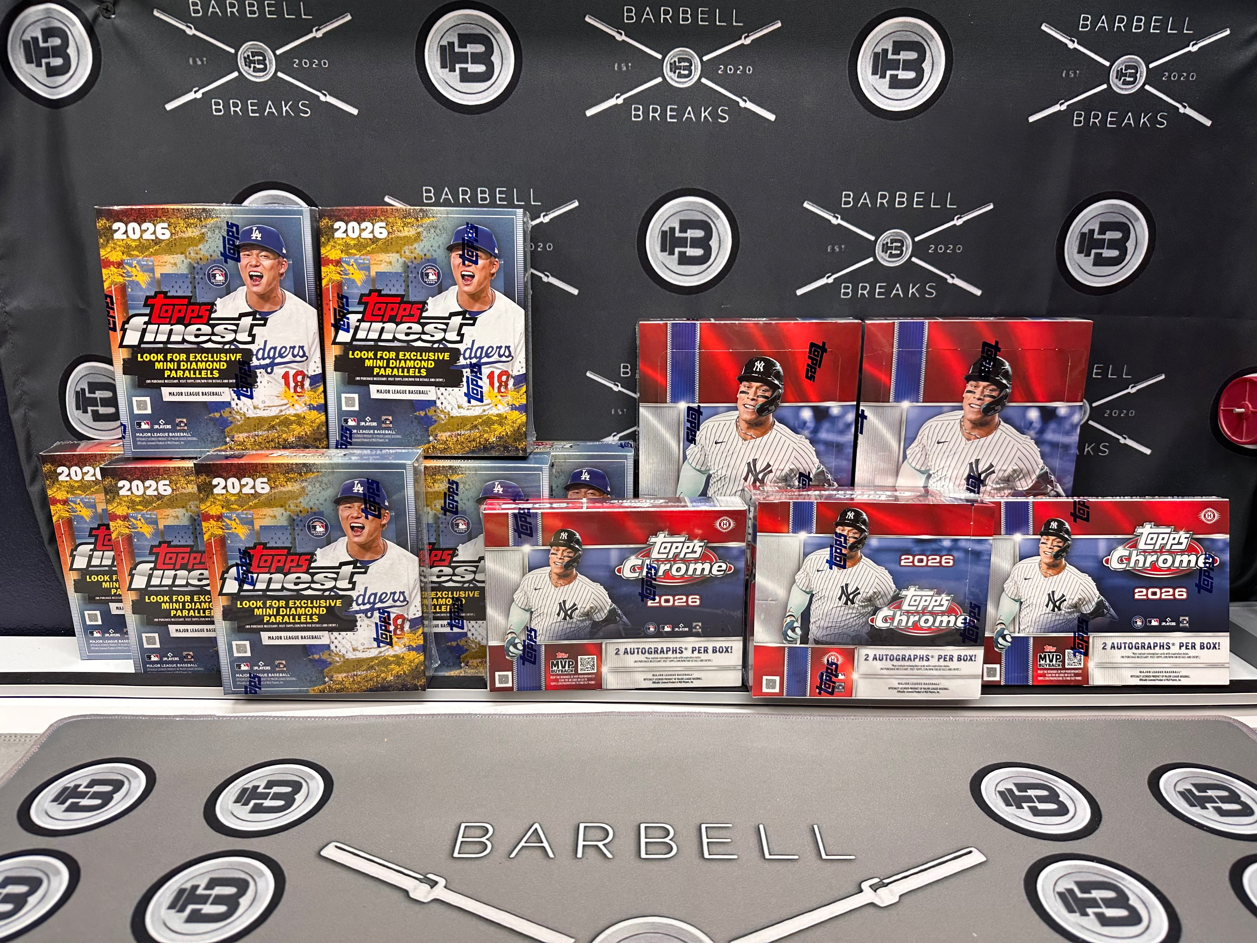 13 Box Big Boy Topps Chrome/Finest Baseball Mixer - Pick Your Team 🔹#00113🔹