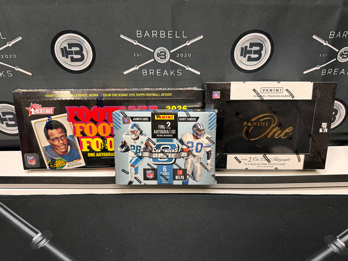 3 Box Multi-Year Topps/Panini NFL Mixer  - Random Team - 🔹#00299🔹