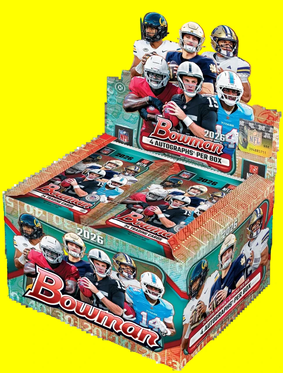 2 Box 2026 Bowman Football Jumbo - Pick Your Team/School #1 + Free Extra College Teams Randomized! - 🔹#00263🔹