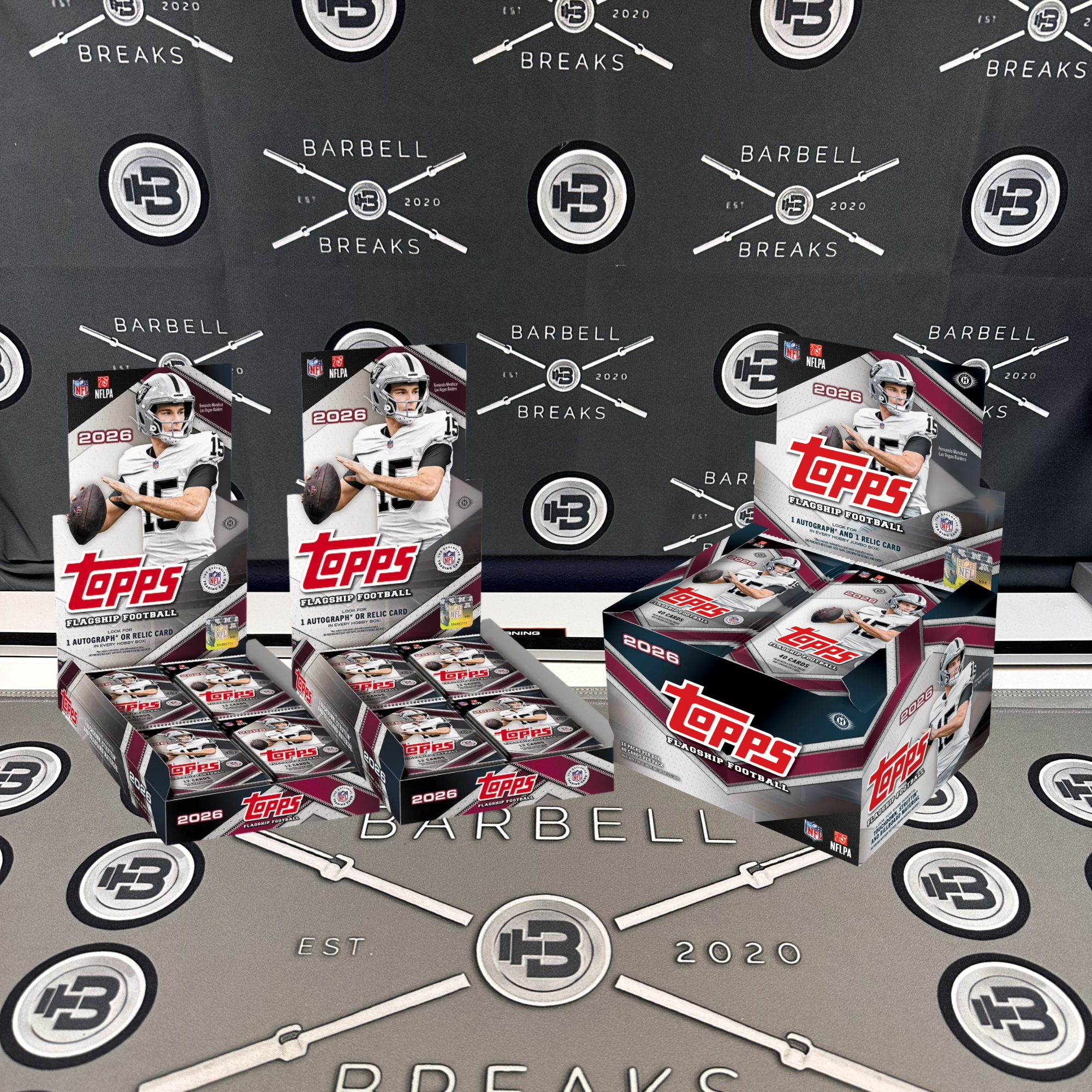 💥Special Price!💥 3 Box 2026 Topps Flagship Football Mixer - Random Teams #1 🔹#00161🔹