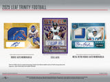 2 Box 2025 Leaf Trinity Football Hobby - Random Serial #1