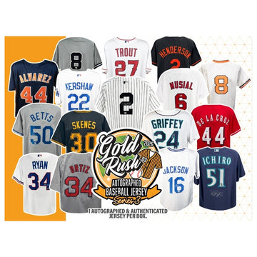 6 Box Full Case 2026 Gold Rush Series 3 Autographed Baseball Jerseys - Random Teams #1 🔹#00027🔹