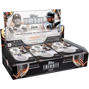 4 Box Full Case 2026 Topps Tribute Baseball Hobby - Pick Your Team #1 🔹#00115🔹