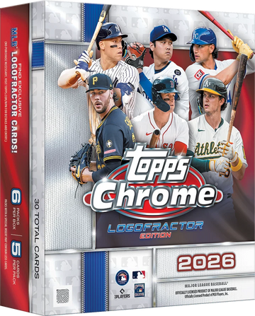 10 Box 2026 Topps Chrome Logofractor Baseball - Pick Your Team #3 🔹#00187🔹
