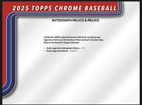 💥Pick Your Pack - Rip N’ Ship💥 2025 Topps Chrome Baseball Jumbo