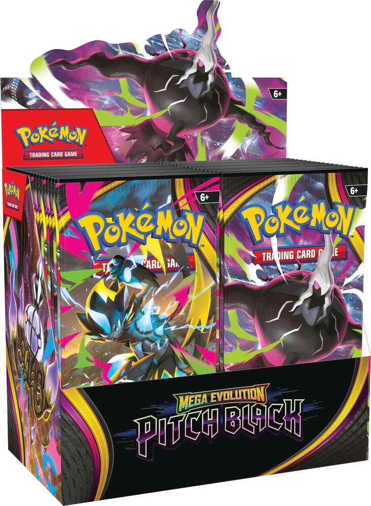 Single Box Pokémon Mega Evolution Pitch Black Booster Box - Random Energy #1 🔹#00069🔹