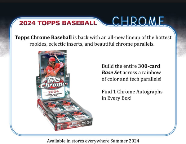 💥Pick Your Pack - Rip N’ Ship💥 - 2024 Topps Chrome Baseball - Hobby - 🚨5 Pack Discount!🚨