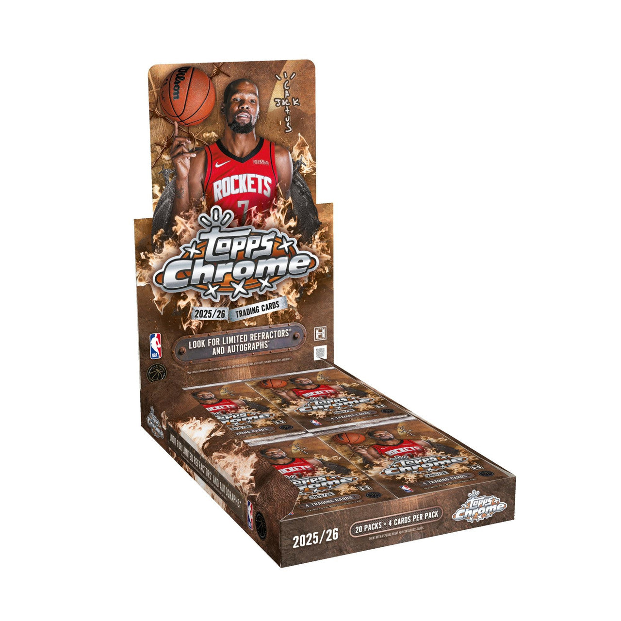 🔥Mavs Randomized to Break!🔥Single Box 2025/26 Topps Chrome Cactus Jack Basketball - Random Teams #1🔹#0013🔹